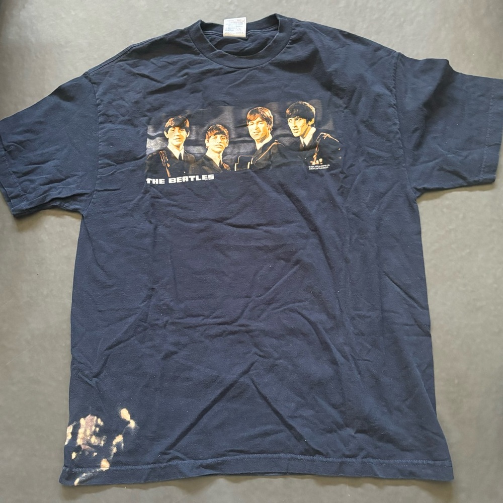 Sun Printed (cyanotype) Beatles Shirt